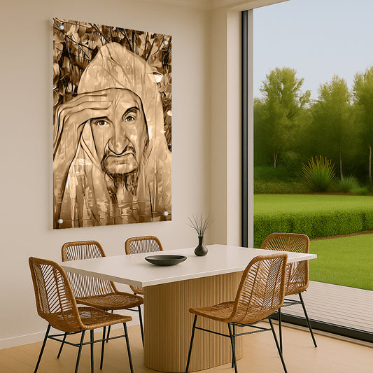 הבאבא סאלי זהב מבריק – תמונות זכוכית