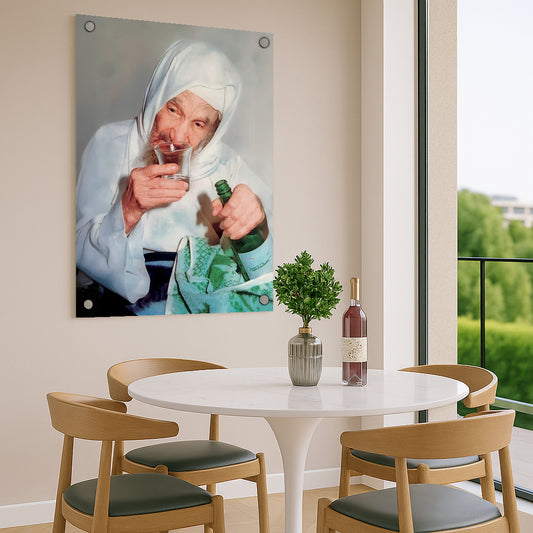 הבאבא סאלי ברגע שקט וקדוש – תמונות זכוכית לבית