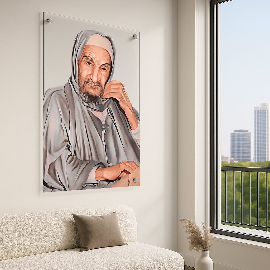 הבאבא סאלי ריאליסטי – תמונות זכוכית בעיצוב רוחני לבית