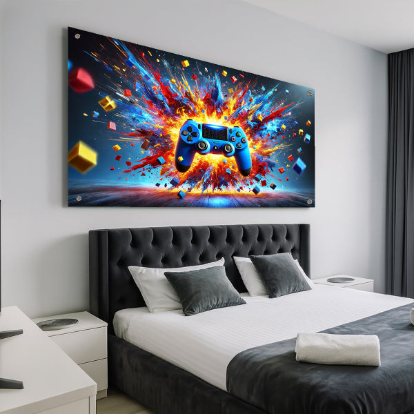 גיימפאד כחול מתפרץ – תמונות נוי