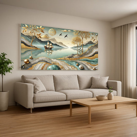 תמונות לבית ספינה באגם טורקיז זהב