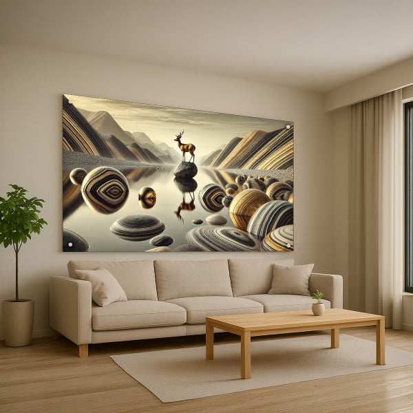 אייל באגם ואבנים הרמוניות – תמונות זכוכית