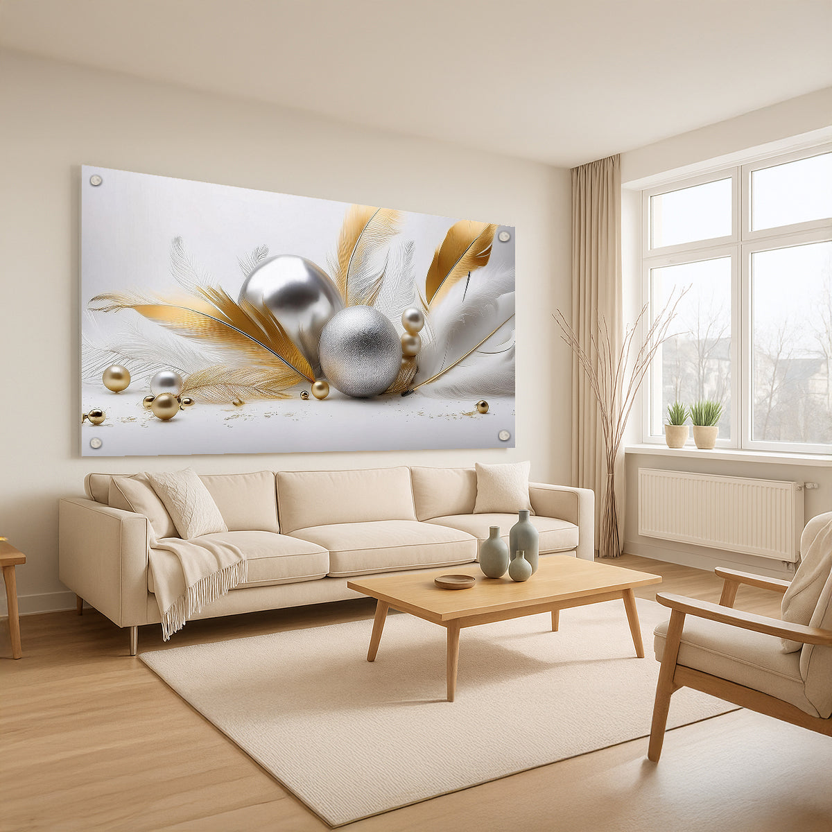 נוצות זהב וכסף – תמונות לבית