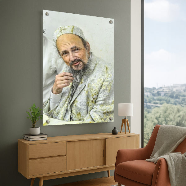 הרבי קוק בגווני זהב רך – תמונות נוי