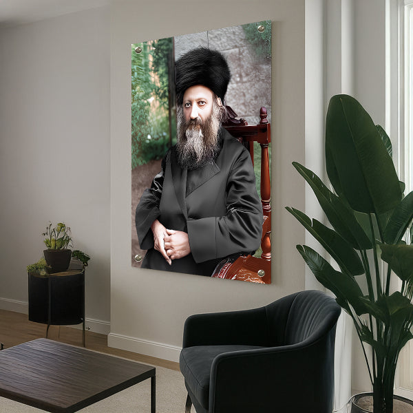 הרב קוק יושב בכסא מהודר – תמונות לבית