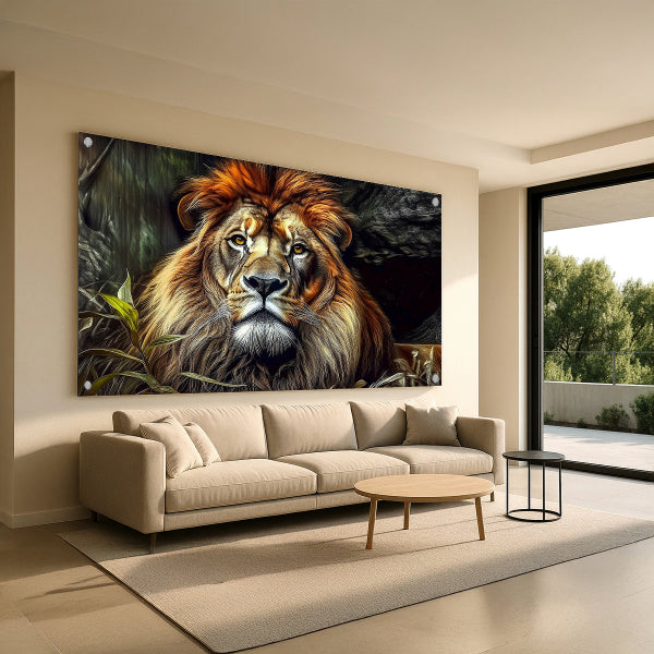 אריה מלכותי בטבע – תמונות לבית