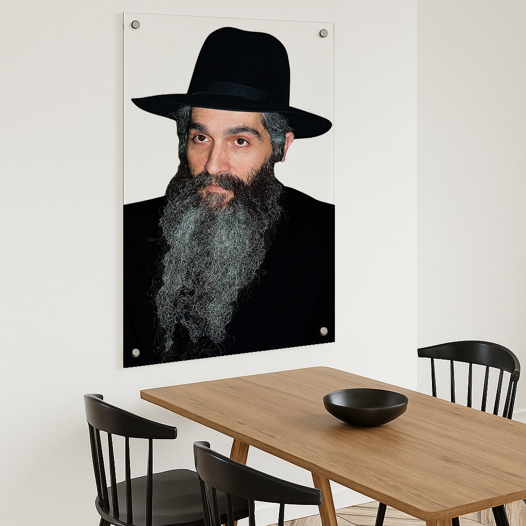 הרב דוד חי אבוחצירא בלבוש שחור – תמונות נוי