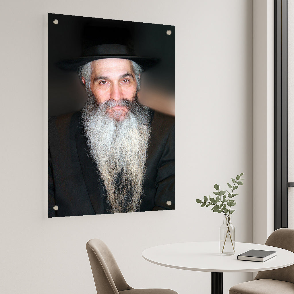 הרב דוד חי אבוחצירא בלבוש שחור – תמונות לבית