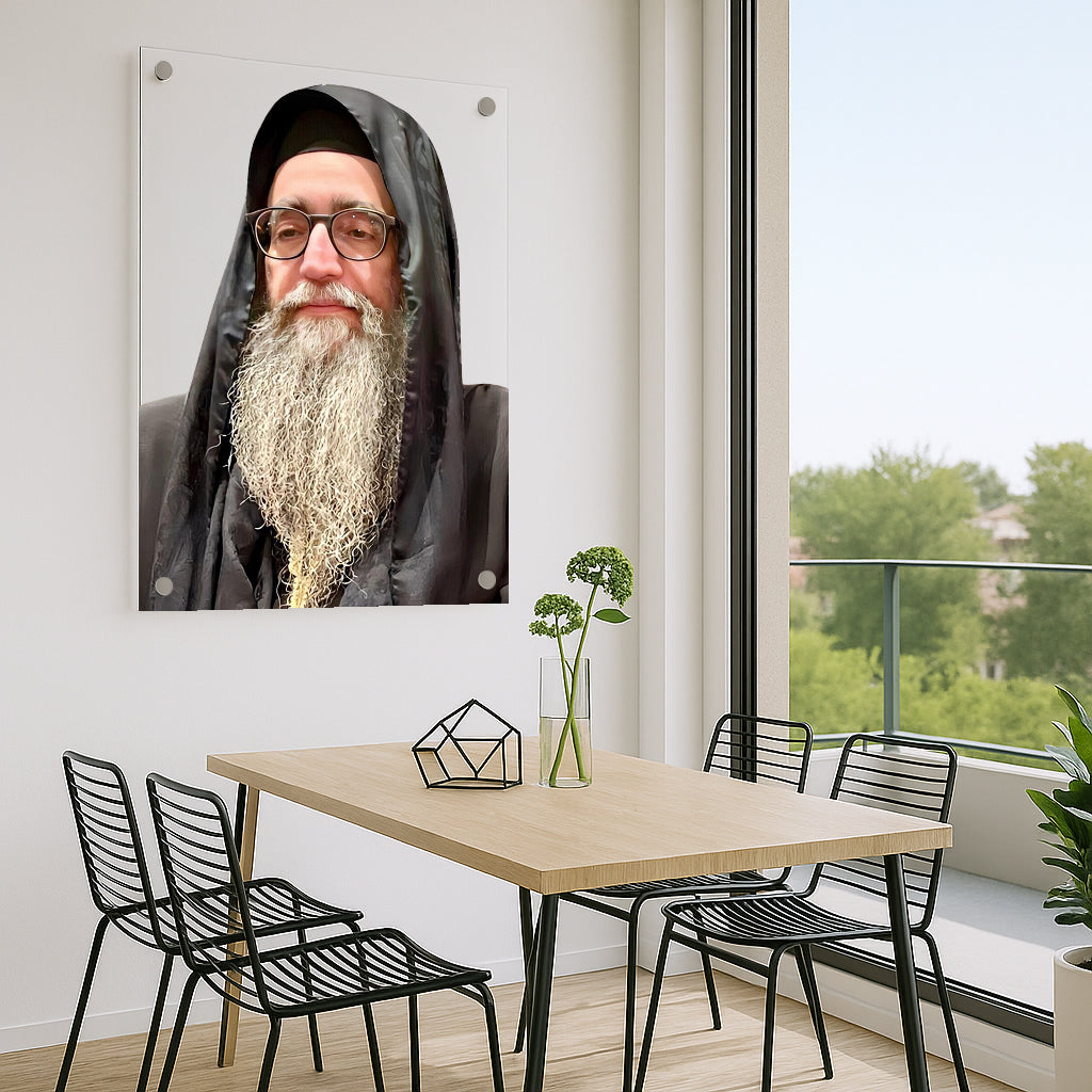 הרב יאשיהו פינטו בגלימה שחורה – תמונות נוי