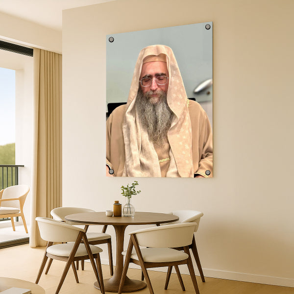 הרב יאשיהו פינטו בגלימה זהובה – תמונות זכוכית לבית