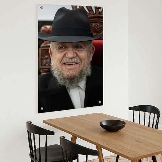 הרב מאיר מאזוז – דיוקן קדושה על זכוכית