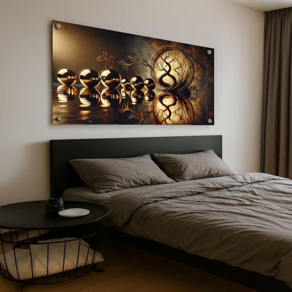 עץ החיים בכדורי זהב – תמונות זכוכית