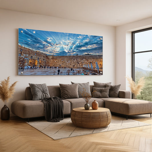 קרני שמש מעל הכותל – תמונות לבית