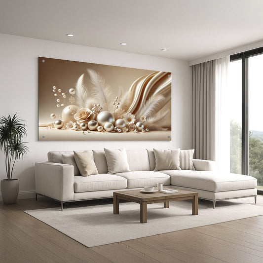 ורד פנינה ונוצות – תמונות לבית