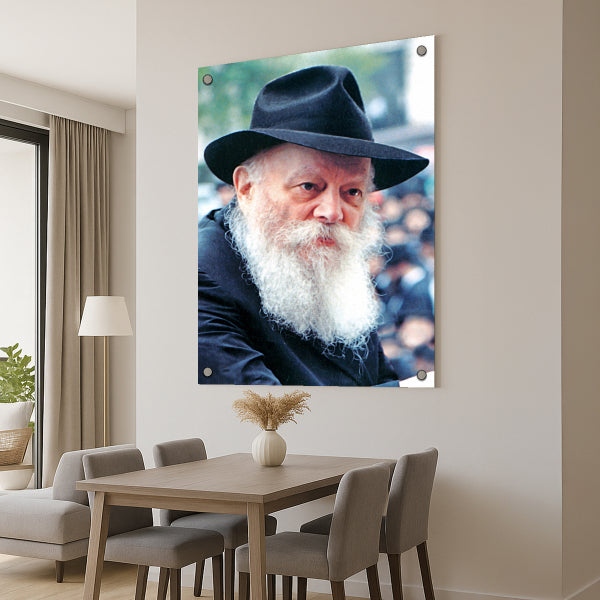 הרבי מחב״ד בצילום צבע – תמונות זכוכית