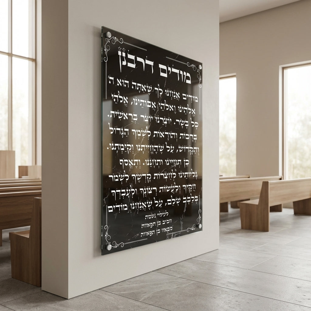 מודים דרבנן לבן על שחור