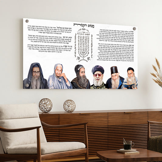 פיטום הקטורת עם צדיקים – תמונות זכוכית לבית