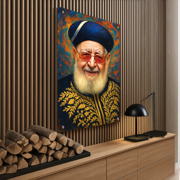 הרב עובדיה רקע אש – תמונות זכוכית