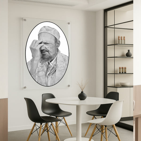 הרב קוק בשחור־לבן במסגרת אובלית – תמונות נוי